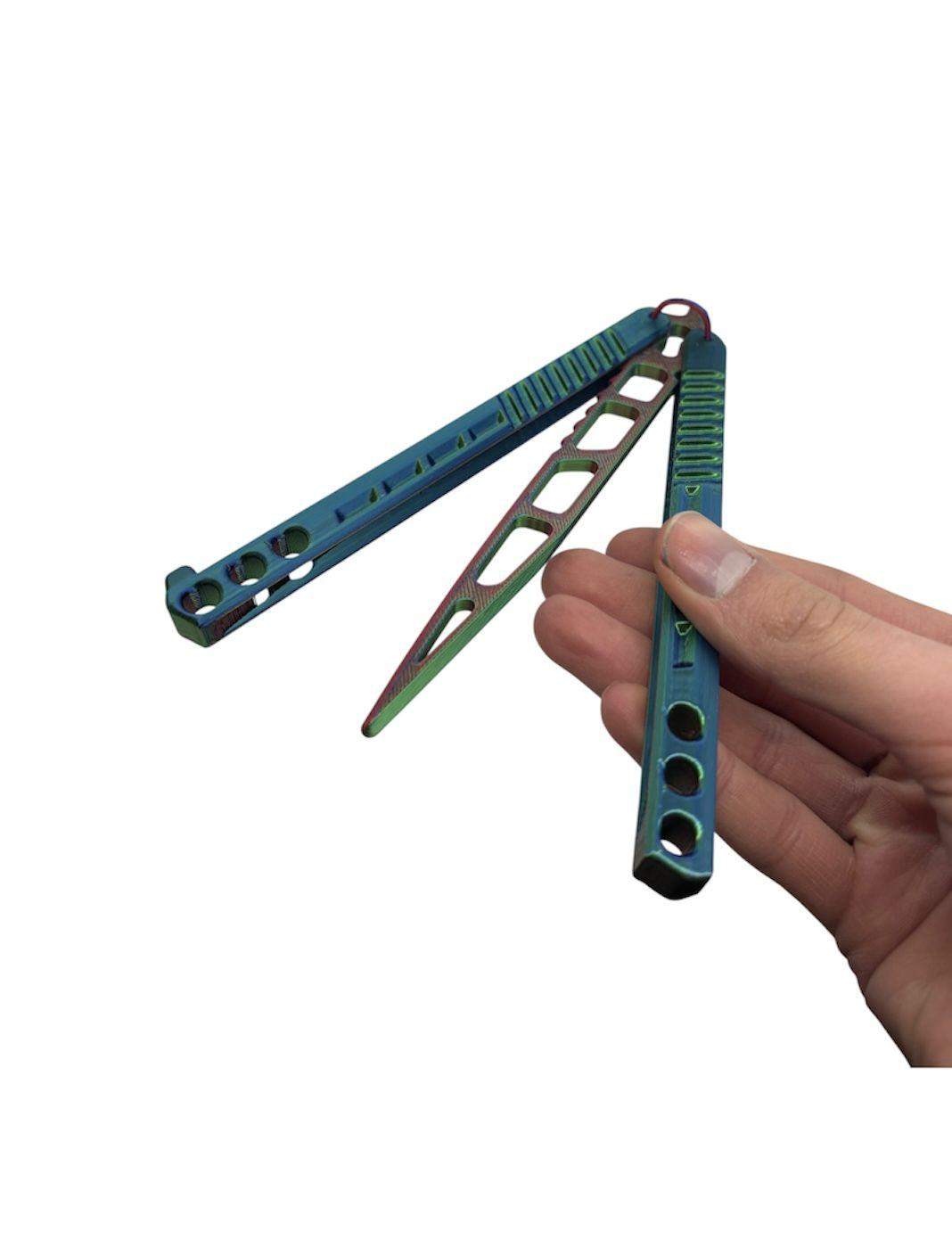 nóż motylkowy, motylek